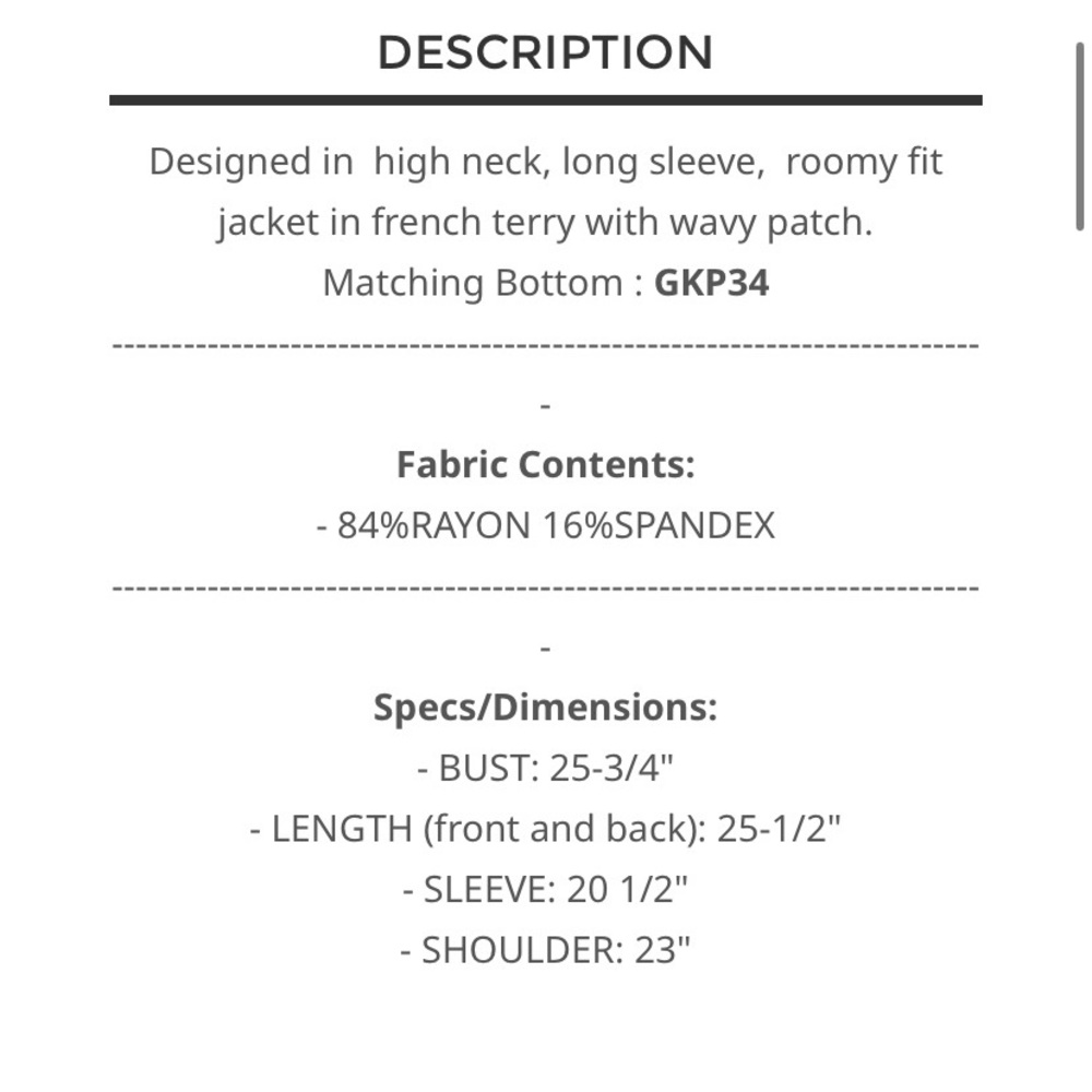 113 ❤️ POL Roomy fit wavy patch jacket and pant set - Picture 10 of 10